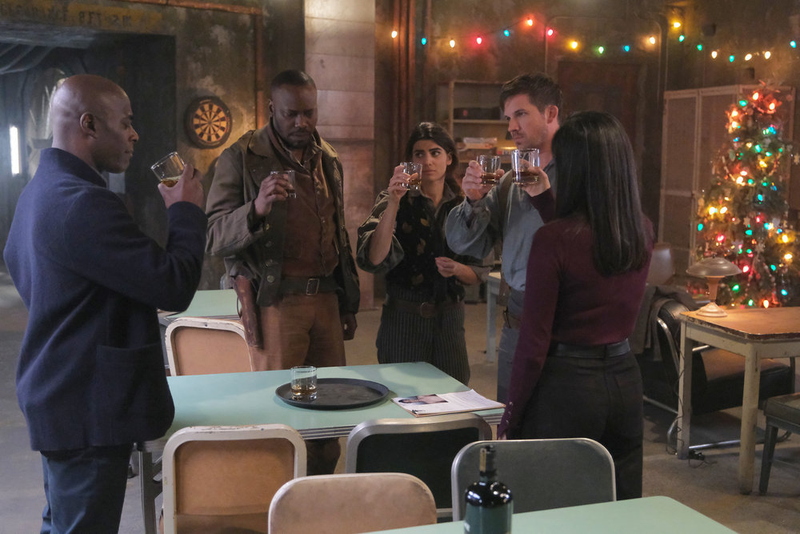 Paterson Joseph as Connor Mason, Malcolm Barrett as Rufus Carlin, Claudia Doumit as Jiya, Matt Lanter as Wyatt Logan